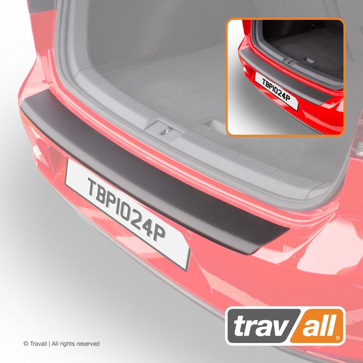 Travall PROTECTOR-Plastic Smooth for Volkswagen Golf Hatchback Mk.7 (12-20)